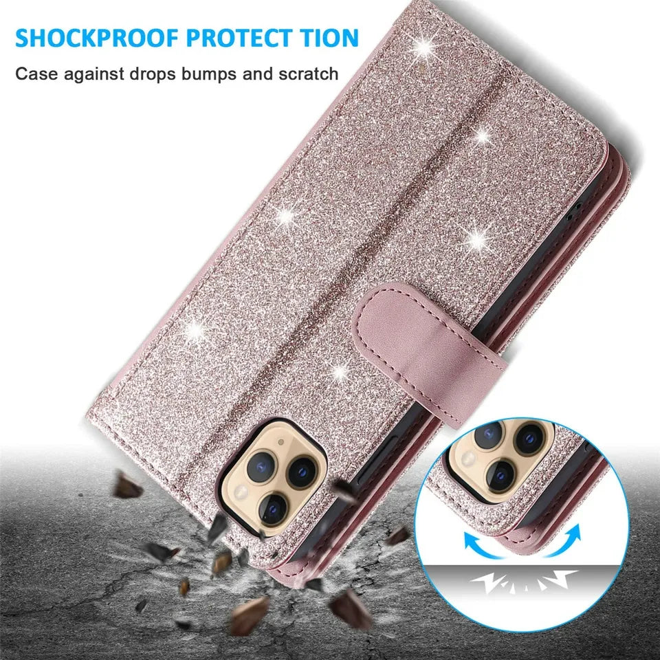 GearWithLove™ Luxury Zipper Wallet Phone Case for iPhone
