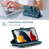 Luxury Signature Wallet Flip Case for iPhone
