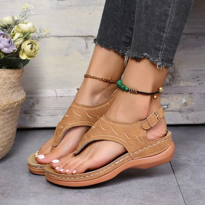 GearWithLove™ CloudStep Low-Wedge Orthopedic Comfort Sandals