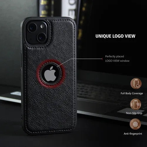 Slim Luxury Leather Case Cover for iPhone