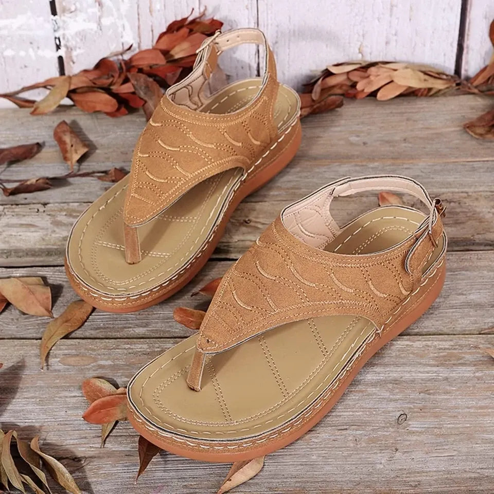 GearWithLove™ CloudStep Low-Wedge Orthopedic Comfort Sandals