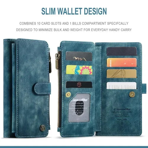 GearWithLove™ Luxury Signature Wallet Flip Case for iPhone