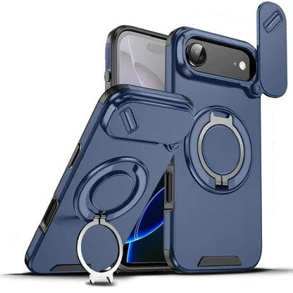 GearWithLove™ Rugged Magnetic Ring Camera Cover Case for iPhone