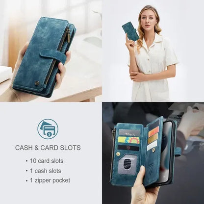 GearWithLove™ Luxury Signature Wallet Flip Case for iPhone