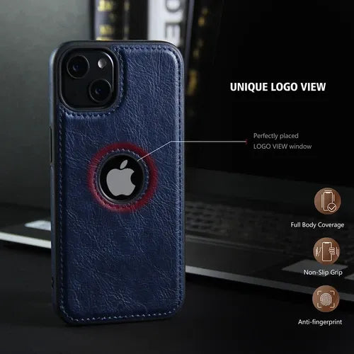 Slim Luxury Leather Case Cover for iPhone