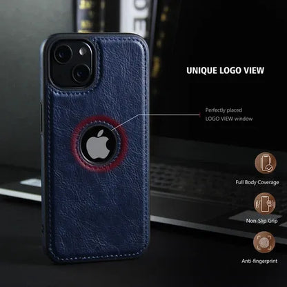Slim Luxury Leather Case Cover for iPhone