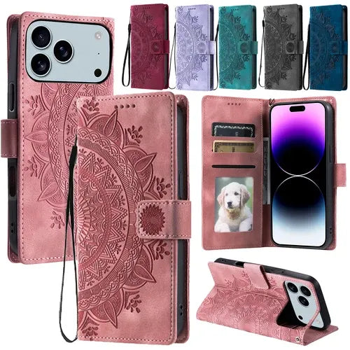 GearWithLove™ Luxury Mandala Wallet Case for iPhone