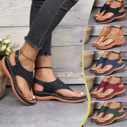 GearWithLove™ CloudStep Low-Wedge Orthopedic Comfort Sandals