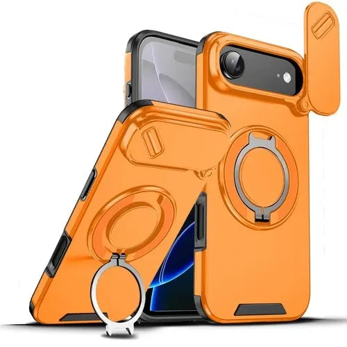 GearWithLove™ Rugged Magnetic Ring Camera Cover Case for iPhone