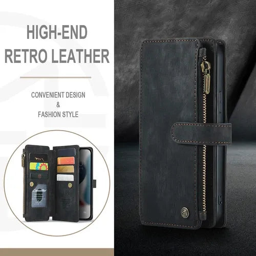 GearWithLove™ Luxury Signature Wallet Flip Case for iPhone
