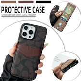 Luxury Designer Pattern Wallet Case for iPhone