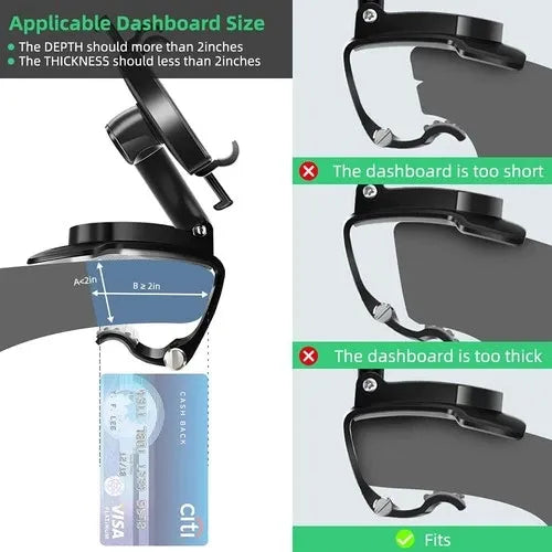 RoadView™ 360° Dashboard Car Phone Mount
