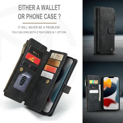 GearWithLove™ Luxury Signature Wallet Flip Case for iPhone
