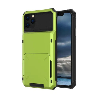 GearWithLove™ Armor Wallet Card Holder Case for iPhone