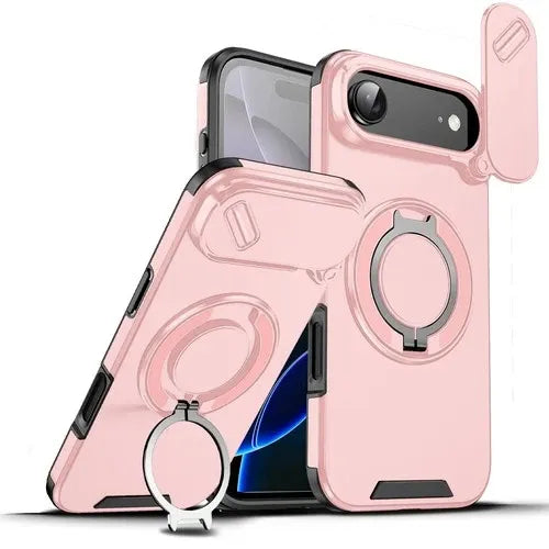 GearWithLove™ Rugged Magnetic Ring Camera Cover Case for iPhone
