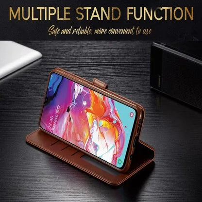 Samsung Wallet Case + Tempered Glass