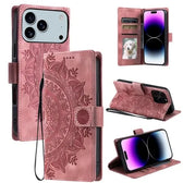 Luxury Mandala Wallet Case for iPhone