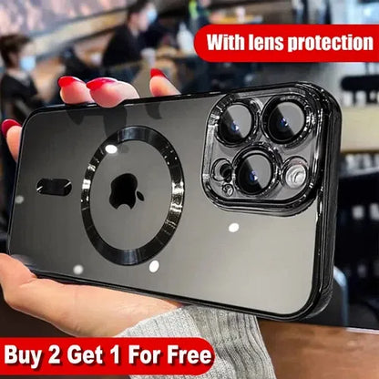 GearWithLove™ Luxury Clear MagSafe Camera Lens Case for iPhone