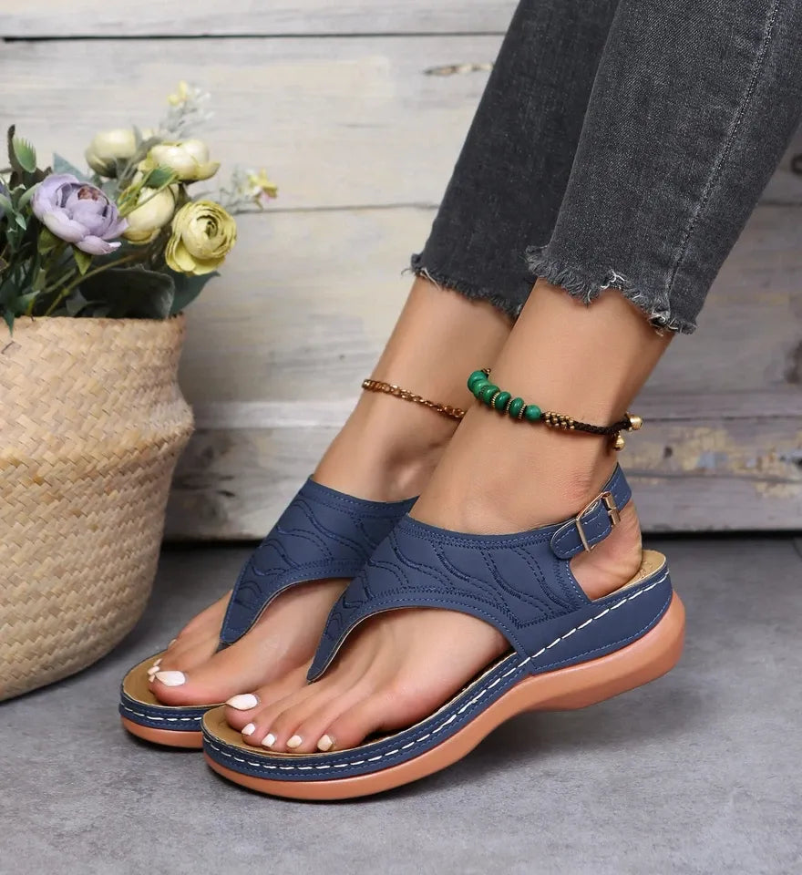 GearWithLove™ CloudStep Low-Wedge Orthopedic Comfort Sandals
