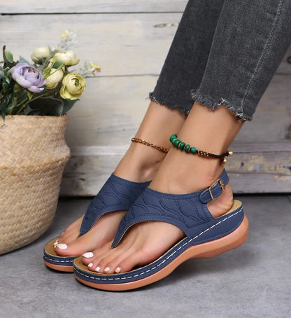 GearWithLove™ CloudStep Low-Wedge Orthopedic Comfort Sandals