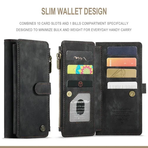 GearWithLove™ Luxury Signature Wallet Flip Case for iPhone