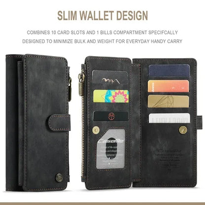 GearWithLove™ Luxury Signature Wallet Flip Case for iPhone