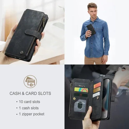 GearWithLove™ Luxury Signature Wallet Flip Case for iPhone
