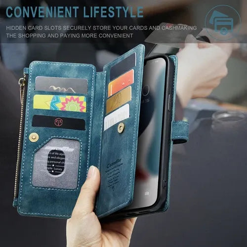 GearWithLove™ Luxury Signature Wallet Flip Case for iPhone