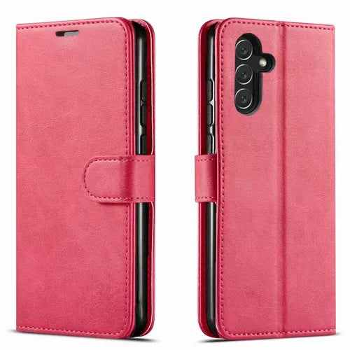 Samsung Wallet Case + Tempered Glass