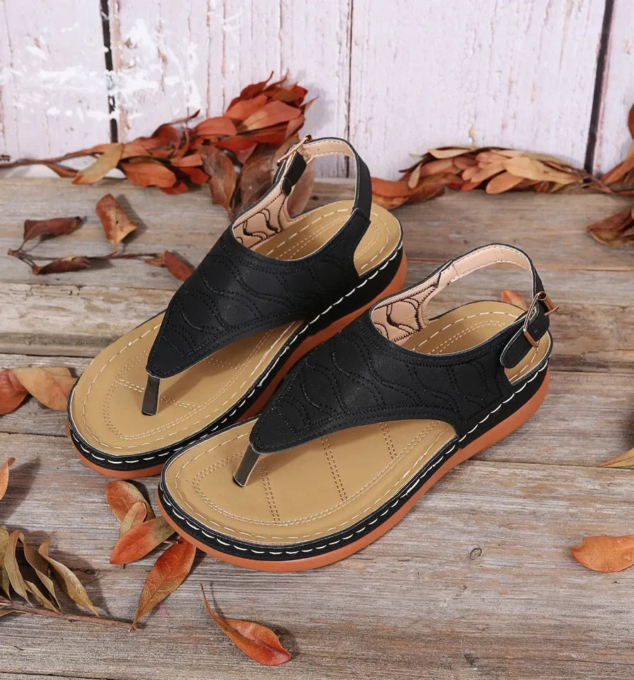 GearWithLove™ CloudStep Low-Wedge Orthopedic Comfort Sandals