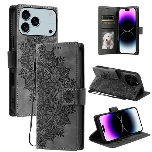GearWithLove™ Luxury Mandala Wallet Case for iPhone