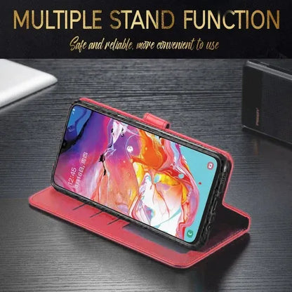 Samsung Wallet Case + Tempered Glass
