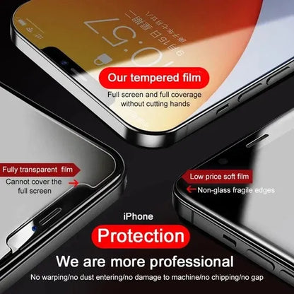 3-Pack Tempered Glass Screen Protector for iPhone.