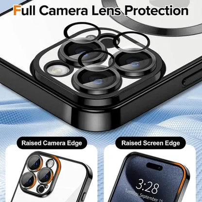 GearWithLove™ Luxury Clear MagSafe Camera Lens Case for iPhone