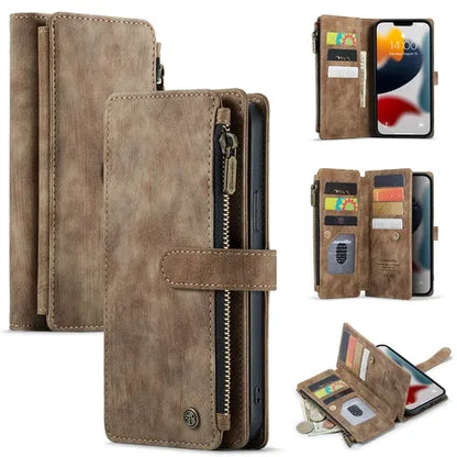 GearWithLove™ Luxury Signature Wallet Flip Case for iPhone