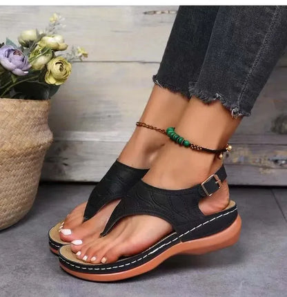 GearWithLove™ CloudStep Low-Wedge Orthopedic Comfort Sandals
