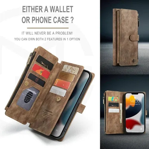 GearWithLove™ Luxury Signature Wallet Flip Case for iPhone