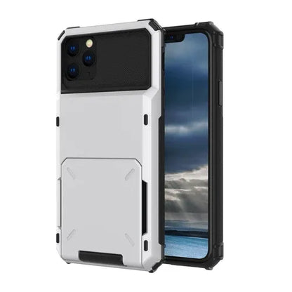 GearWithLove™ Armor Wallet Card Holder Case for iPhone