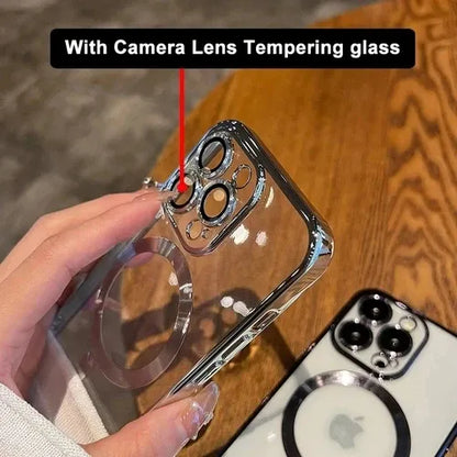 GearWithLove™ Luxury Clear MagSafe Camera Lens Case for iPhone