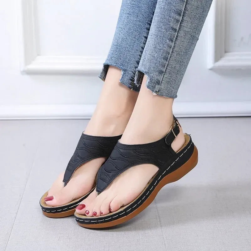 GearWithLove™ CloudStep Low-Wedge Orthopedic Comfort Sandals