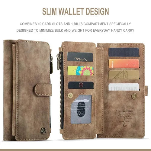GearWithLove™ Luxury Signature Wallet Flip Case for iPhone