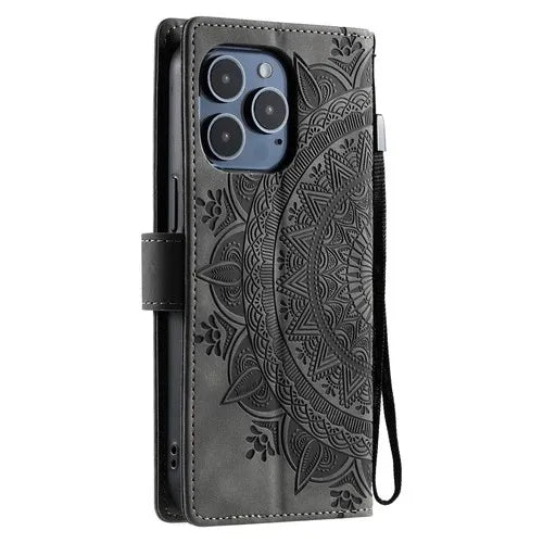 GearWithLove™ Luxury Mandala Wallet Case for iPhone
