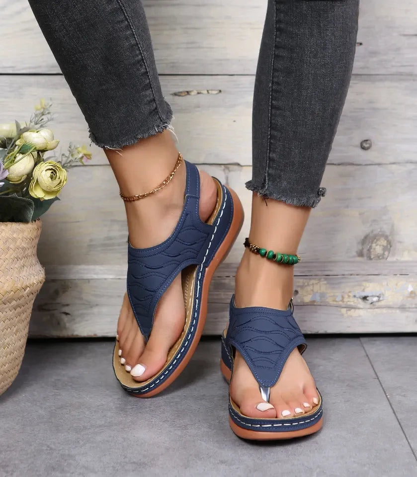 GearWithLove™ CloudStep Low-Wedge Orthopedic Comfort Sandals