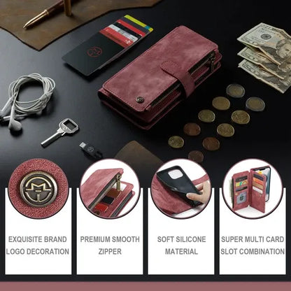 GearWithLove™ Luxury Signature Wallet Flip Case for iPhone