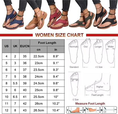 GearWithLove™ CloudStep Low-Wedge Orthopedic Comfort Sandals