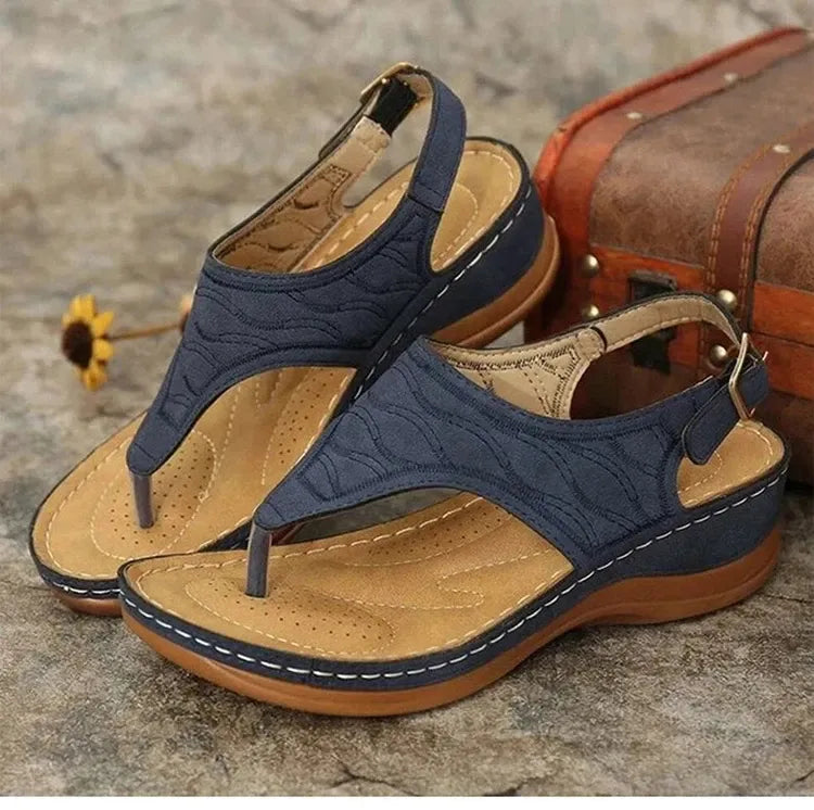 GearWithLove™ CloudStep Low-Wedge Orthopedic Comfort Sandals