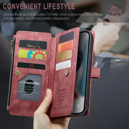 GearWithLove™ Luxury Signature Wallet Flip Case for iPhone