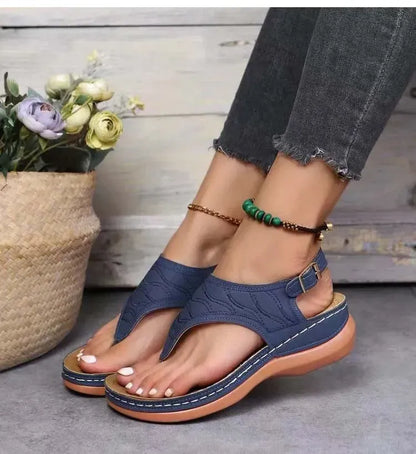 GearWithLove™ CloudStep Low-Wedge Orthopedic Comfort Sandals