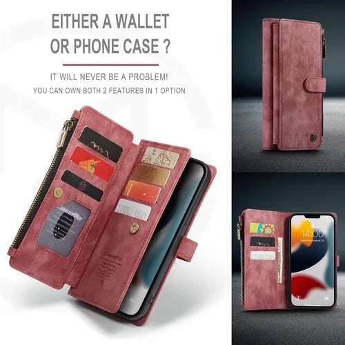 GearWithLove™ Luxury Signature Wallet Flip Case for iPhone