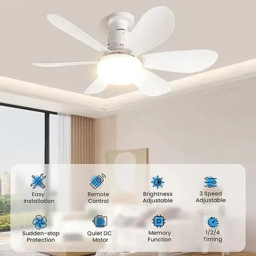 GearWithLove™ SocketBreeze 2-in-1 Fan Light